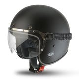 Airoh Garage Helmet - Matte Black - Bobber Daves Custom Cycles