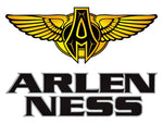 Arlen Ness - Mini Oval Mirrors Black (LHS) - Bobber Daves Custom Cycles