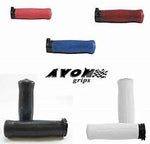 Avon Old School Grips -BLUE.HD Dual Cables - Bobber Daves Custom Cycles