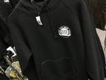 BDCC Black Hoodie with Round BDCC Logo - Bobber Daves Custom Cycles