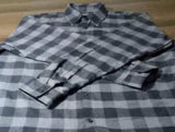 BDCC Kevlar Flannel Shirt - Black/Grey Check - Bobber Daves Custom Cycles