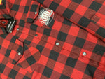 BDCC Kevlar Flannel Shirt - Black/Red Check - Bobber Daves Custom Cycles