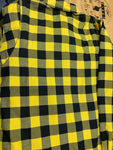 BDCC Kevlar Flannel Shirt - Black/Yellow Check - Bobber Daves Custom Cycles