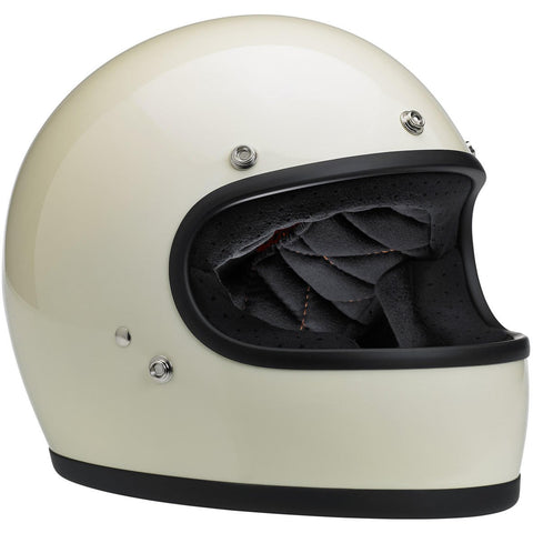 Biltwell Gringo ECE Helmet - Gloss White - Bobber Daves Custom Cycles