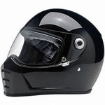 Biltwell Lane Splitter Helmet - Gloss Black - Bobber Daves Custom Cycles