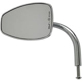 Biltwell Utility Teardrop Mirrors for Perch - Chrome - Bobber Daves Custom Cycles