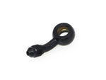 Black 3/8in. (10mm) ID, 35 Degree Banjo - Male #3 End. - Bobber Daves Custom Cycles