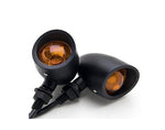 Classic Vintage Indicators - LED Black - Bobber Daves Custom Cycles