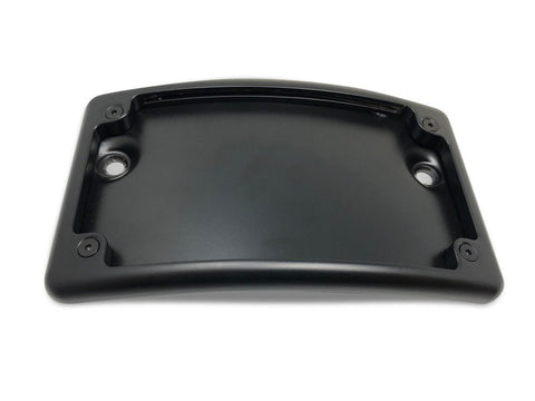 Curved LED Number Plate Kit - Black. Fits most Touring 2013up. - Bobber Daves Custom Cycles