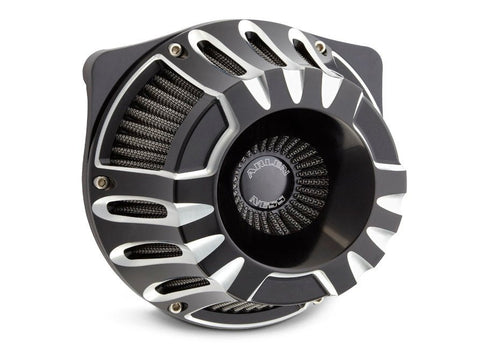 Deep Cut Air Cleaner Kit - Black. Fits Touring 2017up & Softail 2018up. - Bobber Daves Custom Cycles