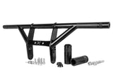 Front & Rear Brawler Crash Bar Kit - Black. Fits Sportster 2004-2021 with Mid-Mount Controls - Bobber Daves Custom Cycles