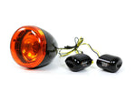 Front Turn Signals Mini Elypse Amber Smoked - Black. Fits Road Glide 2015up and Low Rider ST 2022up. - Bobber Daves Custom Cycles