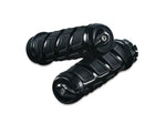 Kinetic Handgrips - Black. Fits H-D 2008up with Throttle-by-Wire. - Bobber Daves Custom Cycles