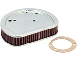 K&N Air Filter-T/Cam with OEM Round A/Cleaner Cover. - Bobber Daves Custom Cycles