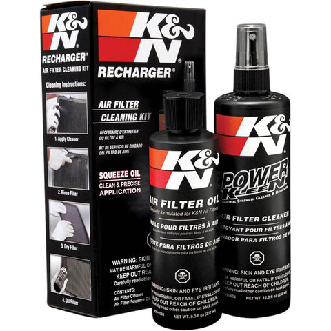 K&N Recharger AirFilter Cleaning Kit - Squeeze Oil - Bobber Daves Custom Cycles