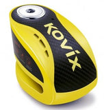 Kovix KNX6 Overlord Disc Alarm - Yellow - Bobber Daves Custom Cycles