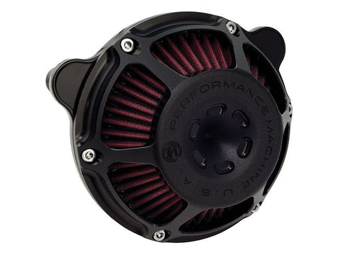 Max HP Air Cleaner Kit - Black Ops. Fits Twin Cam 2008-2017 with Throttle-by-Wire. - Bobber Daves Custom Cycles