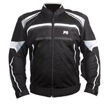 MD Rapid Vented Jacket - Black/White - Bobber Daves Custom Cycles