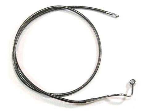 Mid Front Brake Line - Black Pearl. Fits Touring 2014up with ABS. - Bobber Daves Custom Cycles