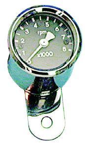 Mini Tachometer by Zodiac - Bobber Daves Custom Cycles