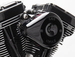 Mini Teardrop Air Cleaner Kit - Black. Fits Big Twins 1993-2017 with CV Carb or Cable Operated Delphi EFI. - Bobber Daves Custom Cycles