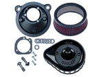 Mini Teardrop Air Cleaner Kit - Black. Fits Sportster 2007-2021 with EFI. - Bobber Daves Custom Cycles