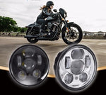 MLA LED 5.75" Headlight - 50W Black - Bobber Daves Custom Cycles