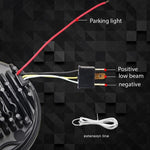 MLA LED 5.75" Headlight - 50W Chrome - Bobber Daves Custom Cycles