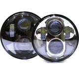 MLA LED 7" Headlight - 80W Chrome - Bobber Daves Custom Cycles