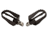 MX Style Foot Pegs - BLACK - Bobber Daves Custom Cycles
