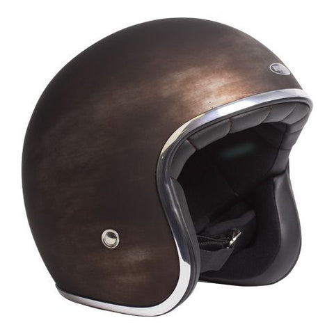 RXT Classic Open Face Helmet - Rusty Design - Bobber Daves Custom Cycles