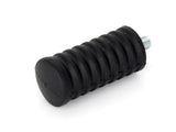 Short Stud Shiftpeg with Black Ribbed Rubber - Bobber Daves Custom Cycles