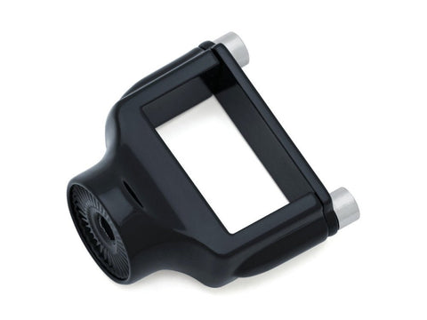 Side Mount Number Plate Clamp - Black. Fits Sportster 1986-2021. - Bobber Daves Custom Cycles