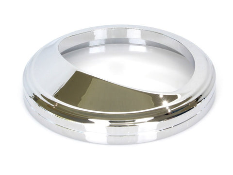 Speedometer Trim Ring with Visor - Chrome. Fits 5in. Tank Mounted Speedos - Bobber Daves Custom Cycles