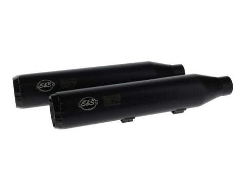 S&S 3.5 inch Slip-on Mufflers - XL 2014-up - Bobber Daves Custom Cycles