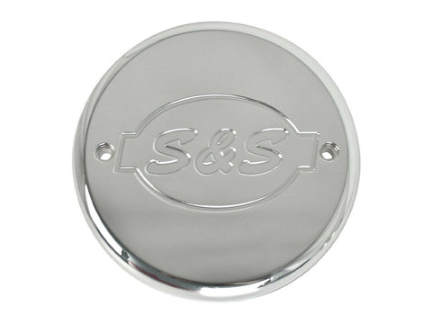 S&S Cycle Logo Air Filter Cover - Chrome. Fit Indian 2014up. - Bobber Daves Custom Cycles