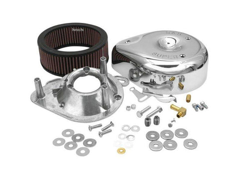 S&S Teardrop Air Cleaner Kit For S&S Super E & G Carburetors. Fits Twin Cam 1999-2006. - Bobber Daves Custom Cycles