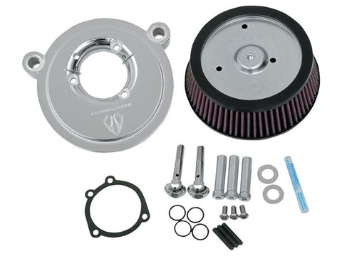 Stage 1 Big Sucker Air Cleaner Kit - Chrome. Fits Softail 2000-2014, Dyna 1999-2017 & Touring 2002-2007. - Bobber Daves Custom Cycles