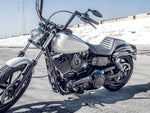 Step Up Tuck & Roll Dual Seat. Dyna 2006-17. - Bobber Daves Custom Cycles