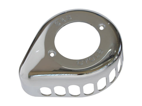 Stinger Teardrop Air Cleaner Cover - Chrome. Fits S&S Stealth Air Cleaners. - Bobber Daves Custom Cycles