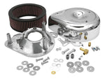 Teardrop Air Cleaner Kit - Chrome. Fits Big Twin 1984-1991 & Sportster 1986-1990 Models with S&S Super E or G Carburettor. - Bobber Daves Custom Cycles