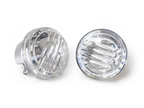 Turn Signal Lens with Clear Lens. Fits Suzuki. - Bobber Daves Custom Cycles