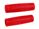 Vans/Cult 1in. Handgrips - Red. - Bobber Daves Custom Cycles