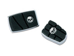 Zombie Brake Pedal Pad - Chrome. - Bobber Daves Custom Cycles