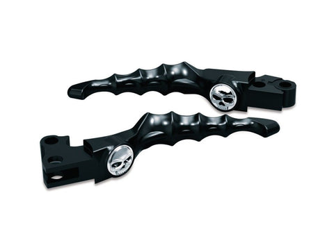 Zombie Levers - Black. Fits Softail 1996-2014, Dyna 1996-2017, Touring 1996-2007 & Sportster 1996-2003 - Bobber Daves Custom Cycles